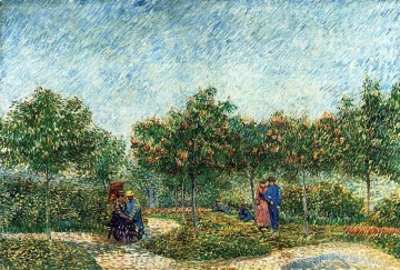 Vincent Van Gogh Painting - The Voyer d Argenson Park in Asnieres Vincent van Gogh